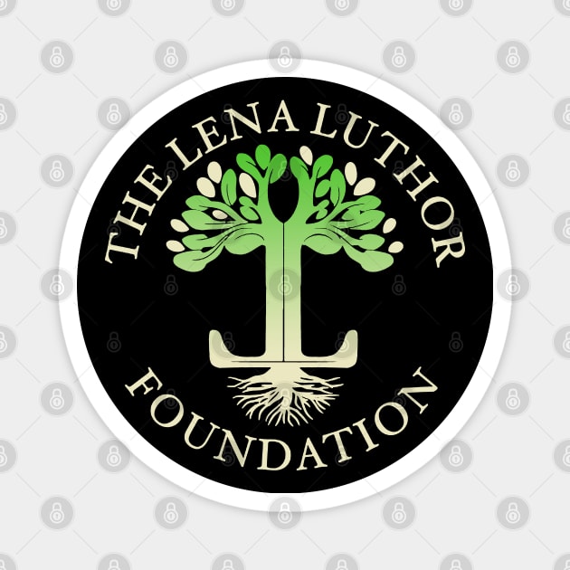 The Lena Luthor Foundation Logo Magnet by brendalee